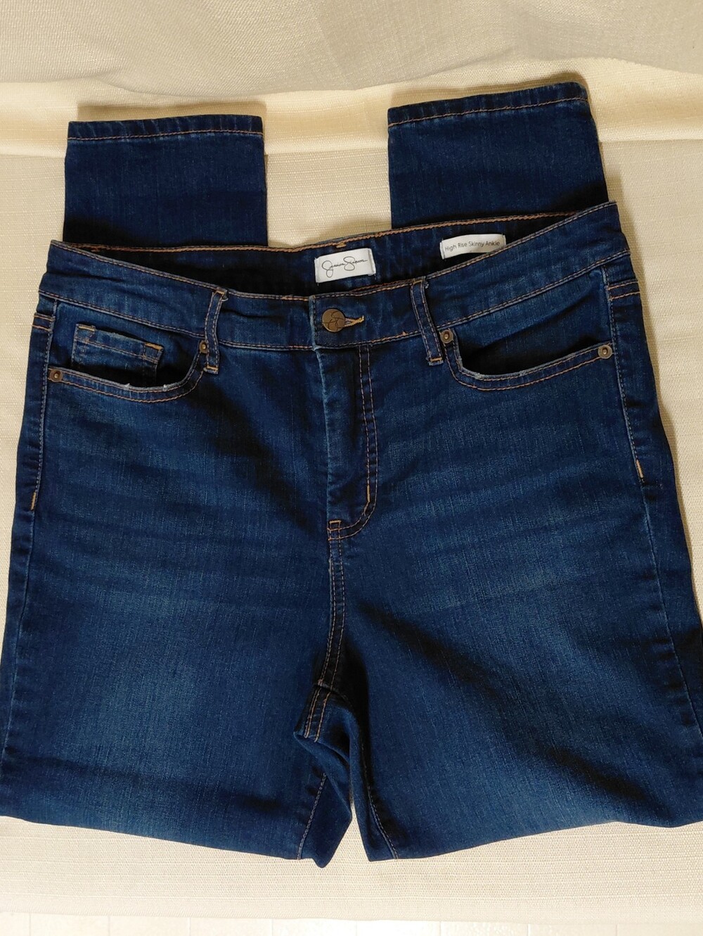 Jessica Simpson Dark Blue High-Rise Women's Jeans Size 10